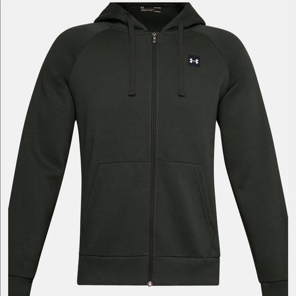 Men's UA Rival Fleece Full Zip Hoodie - Picture 4 of 9